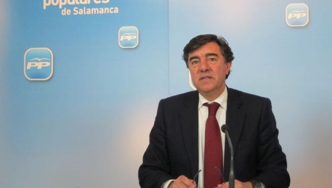 José Antonio Bermúdez de Castro, en la sede del PP