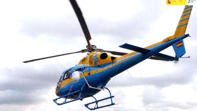 Aspecto del helicóptero Pegasus de la DGT