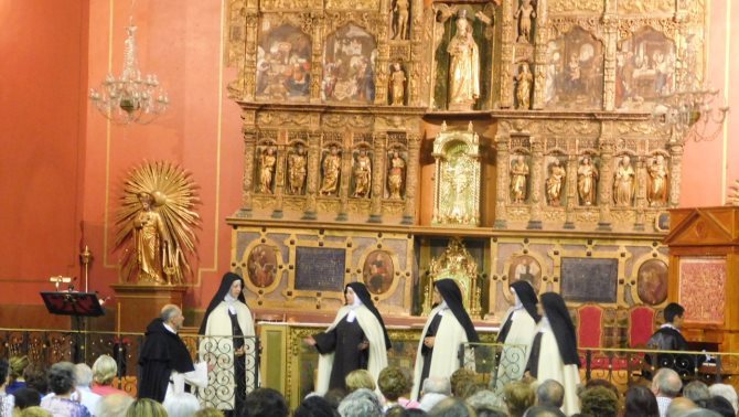 Representación en la iglesia de Santa María