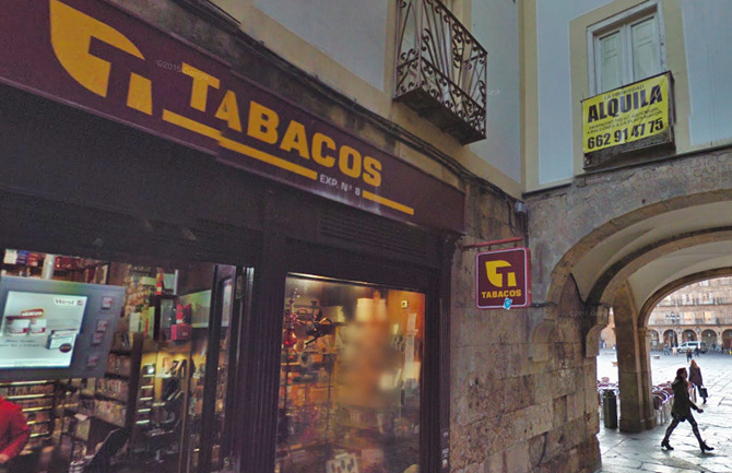 Los hechos se produjeron en el interior del estanco de la calle Prior