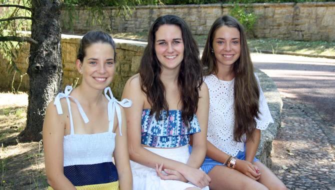 Marta, Andrea y Blanca derrochan simpatía