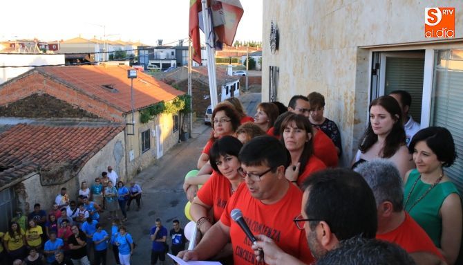 Los quintos, pregoneros de las fiestas. Fotos: Alberto Martín