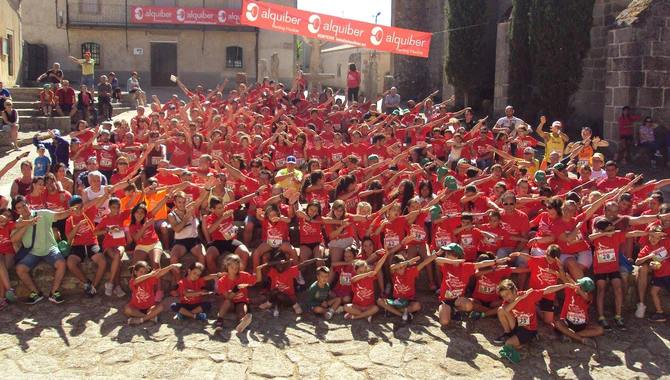 Foto de familia de los participantes tras finalizar las pruebas
