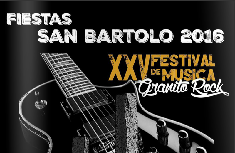 El Granito Rock protagoniza la portada del libro de fiestas.