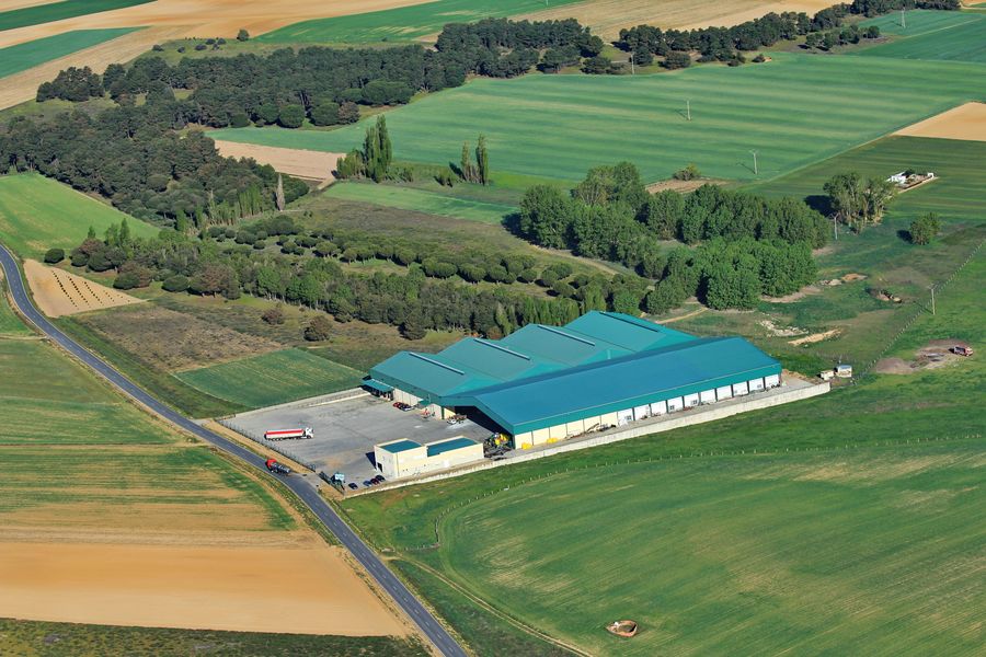 Vista aérea del complejo de Aranpino, en el término municipal de Cantalpino