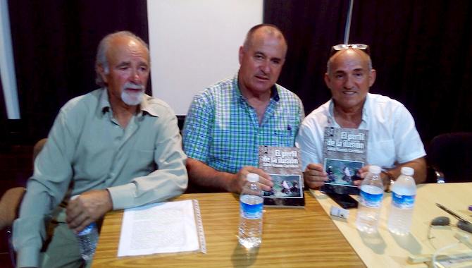 De iz. a der., Félix Carreto, Julián Martín y Salvador Vciente