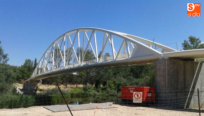 Pasarela que comunicará la Isla del Soto con La Aldehuela