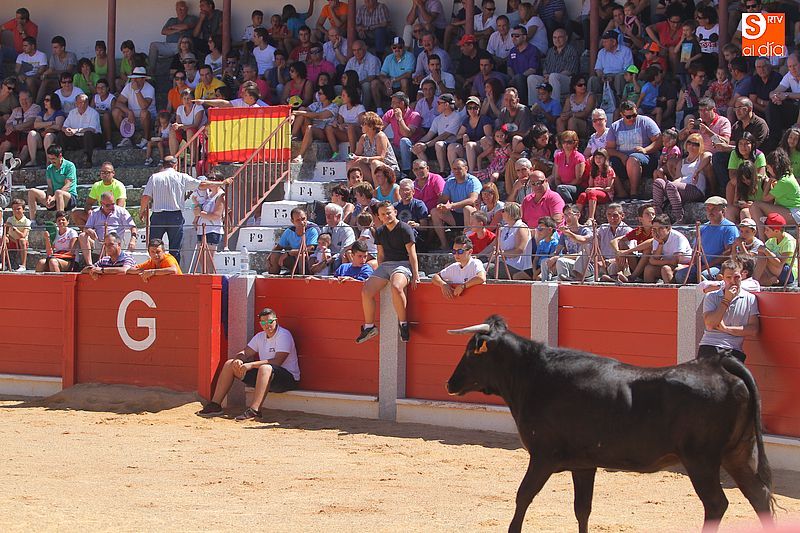 Las peñas protagonizan una intensa jornada con la vaquilla del vermut y la comida popular