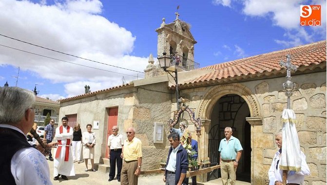 San Bartolomé recorrerá las calles de Golpejas el próximo día 24. Foto: Alberto Martín