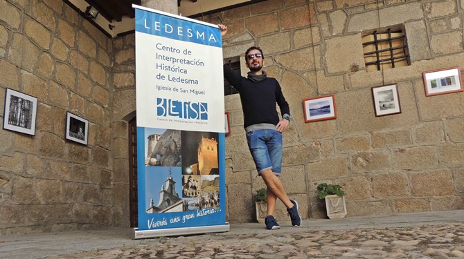 El fotógrafo José Antonio Moreno, en Ledesma