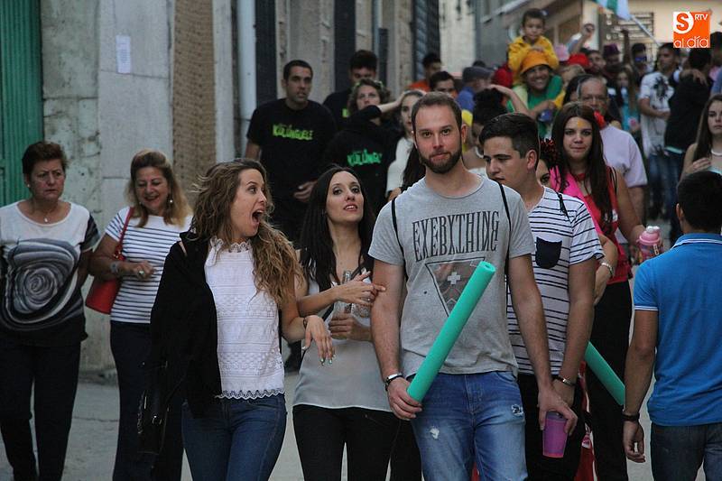 Bonito y rápido último encierro de las fiestas con novillos de Valrubio  