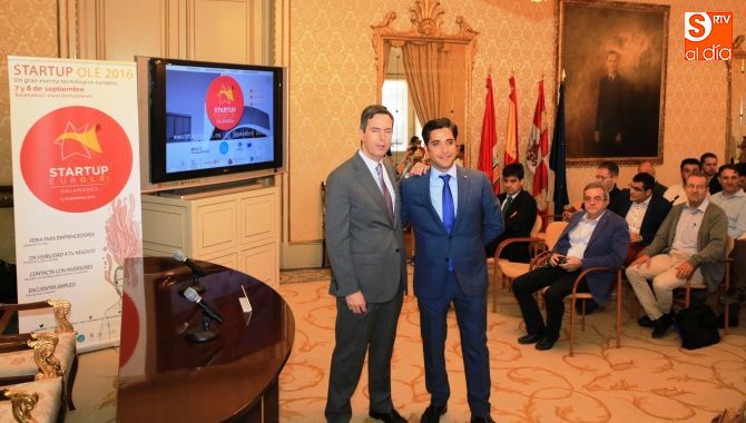 Un momento de la presentación del Startuo Olé en el Ayuntamiento