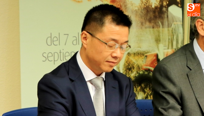 Yemin Ni, presidente de la delegación Qingtian en España / Foto de Alberto Martín