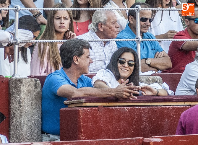 Cayetano Martínez de Irujo, en el callejón de la plaza. Foto: Adrián Martín