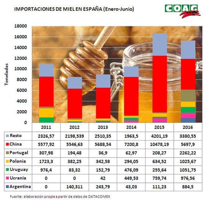 La sequía y el calor reducen la cosecha de miel un 40%  