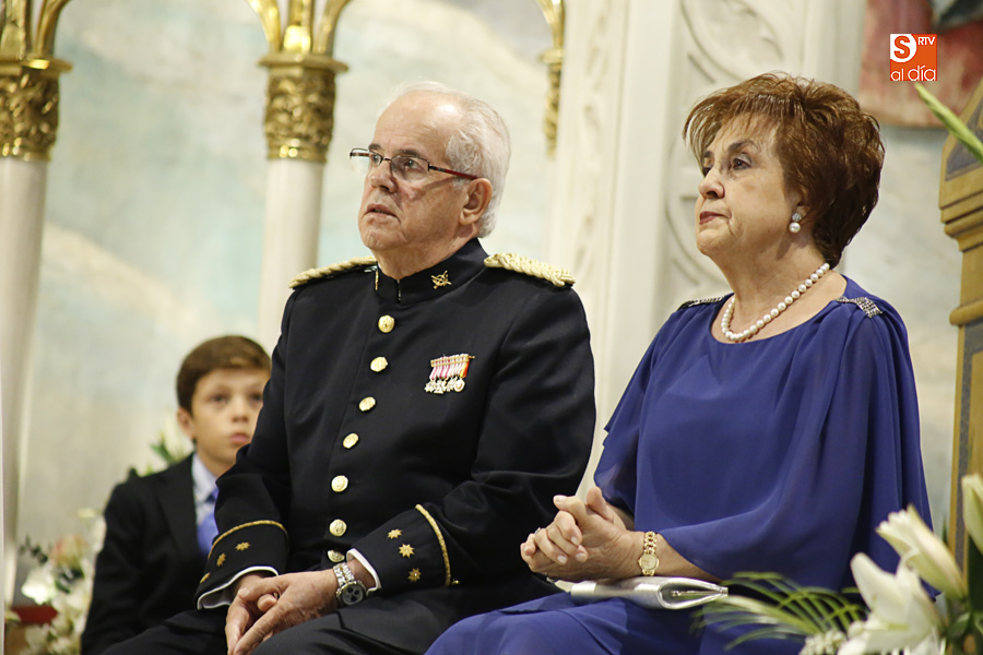 Francisco López y Neme Sánchez el sábado 10 de septiembre en la celebración de sus Bodas de Oro