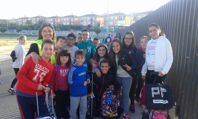 Éxito de la quedada para ir al cole andando