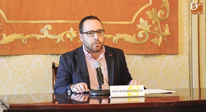 El concejal de Juventud, Daniel Llanos