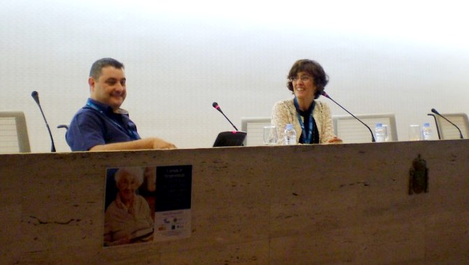 La psicóloga Purificación Díaz Veiga en una conferencia anterior