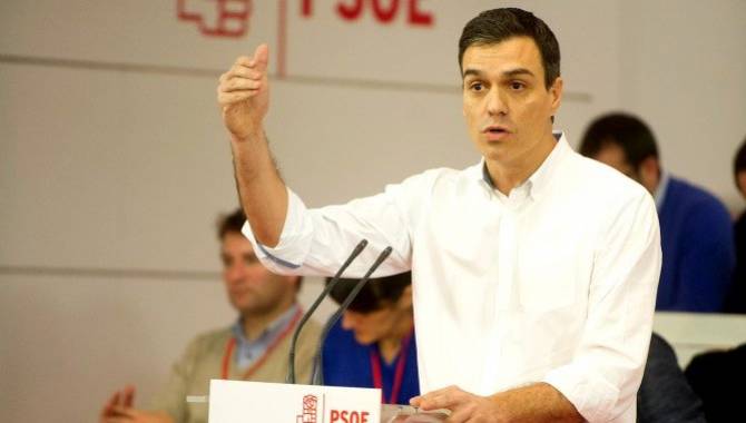 Pedro Sánchez, secretario general del PSOE
