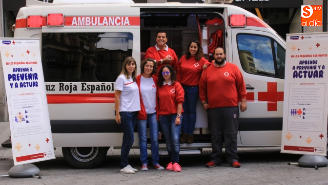 Voluntarios de Cruz Roja, que participaron en esta jornada / Foto de Alberto Martín