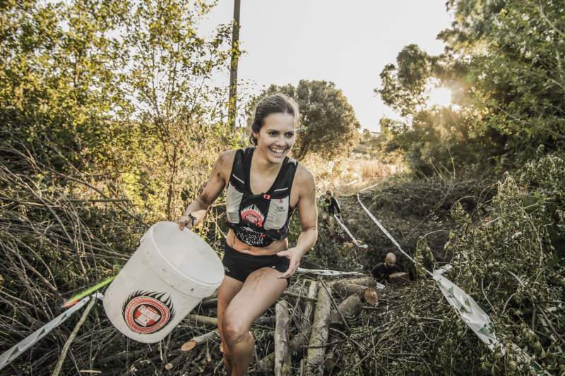 Andrea Montero, en una de las pruebas de la Farinato Race