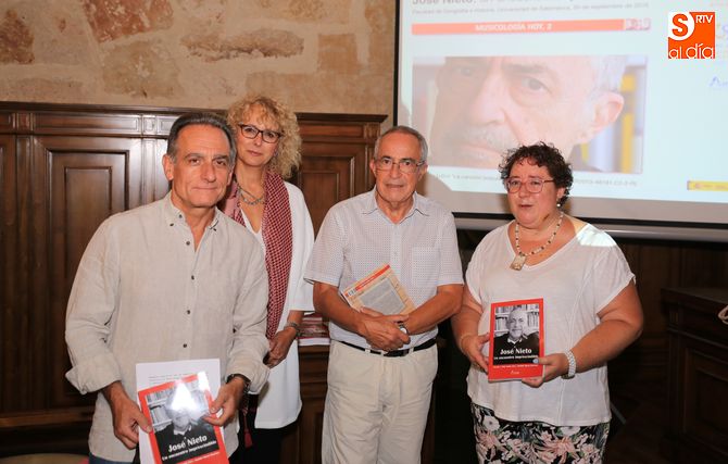 Presentación del libro sobre el compositor José Nieto. Foto: Alberto Martín