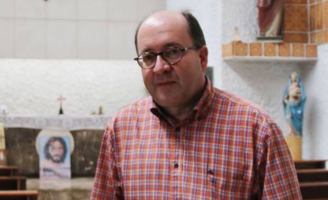 El sacerdote Manuel Muiños, presidente de Proyecto Hombre Salamanca