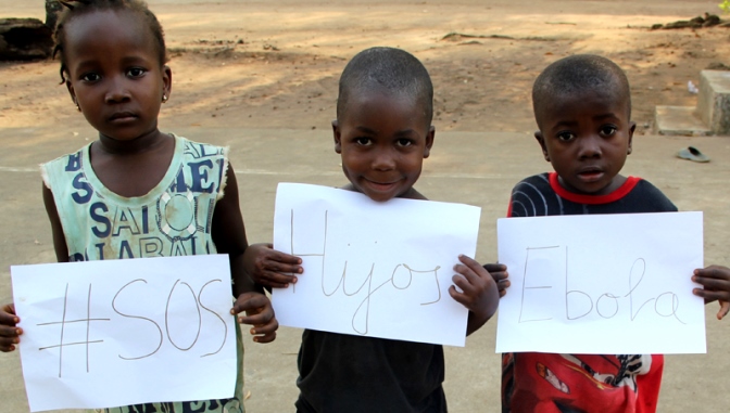 Una de las fotografías realizadas por Alberto López en su estancia en Sierra Leona