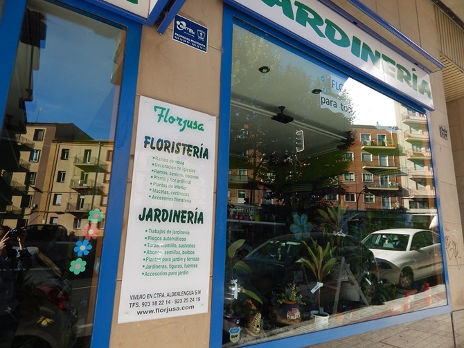Tienda Florjusa, en avenida de Italia