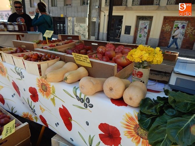 Agricultura ecológica en el Mercado de San Justo, con los cultivos de Paradisus