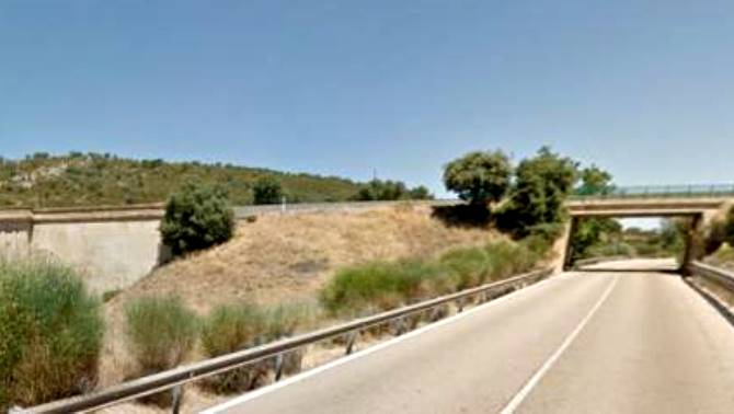 Zona de San Giraldo, Ciudad Rodrigo, donde tuvo lugar el accidente