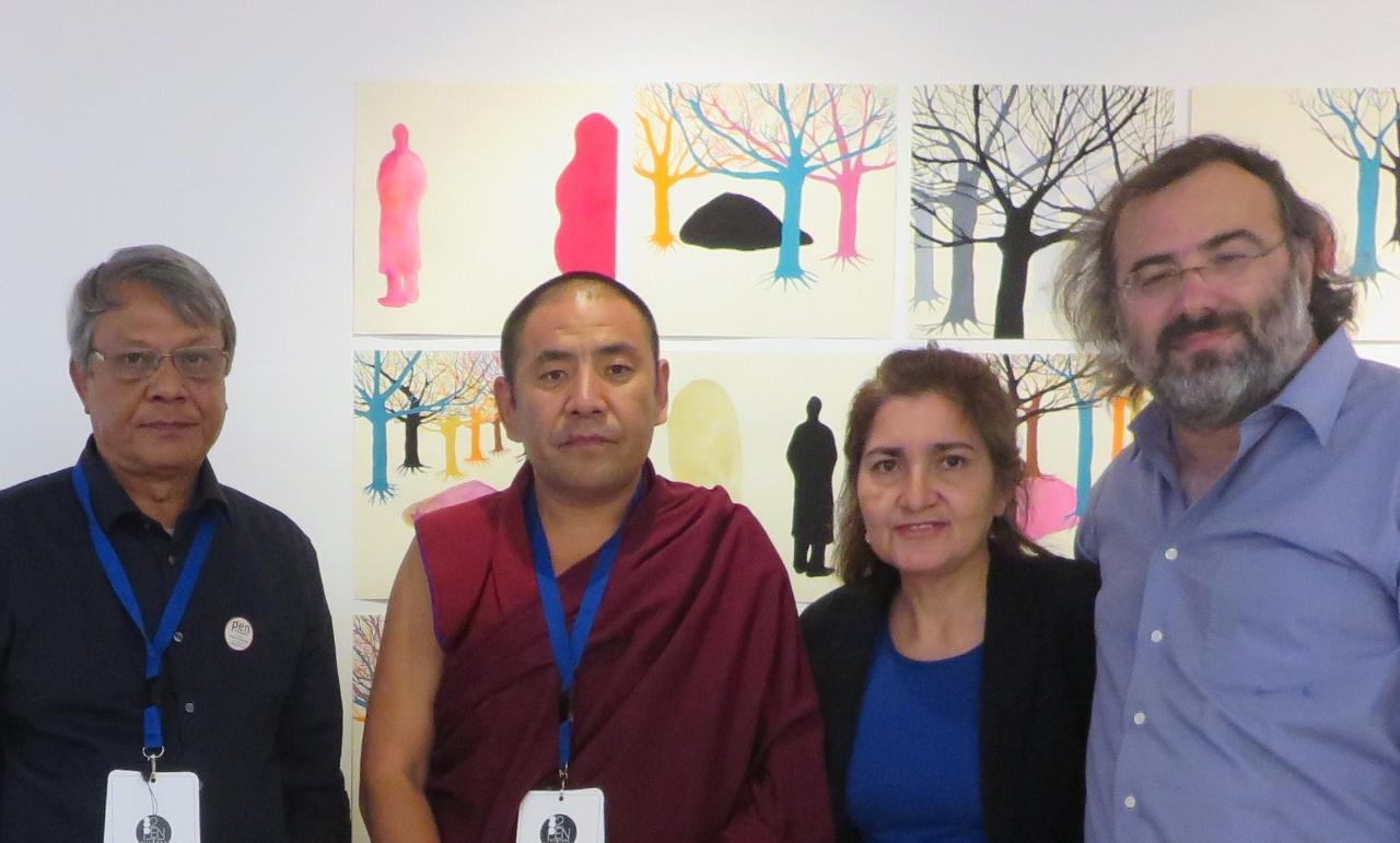  Myo Myint Nyein,  Buddha Kyab, Jacqueline Alencar y A. P. Alencart