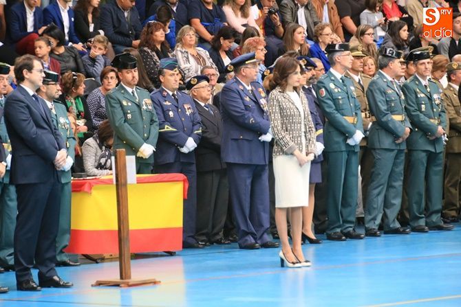 Un momento del acto celebrado en la Comandancia de la Guardia Civil de Salamanca. Foto: Alberto Martín