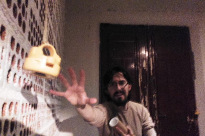 Un momento de la interpretación de Héctor Toledo