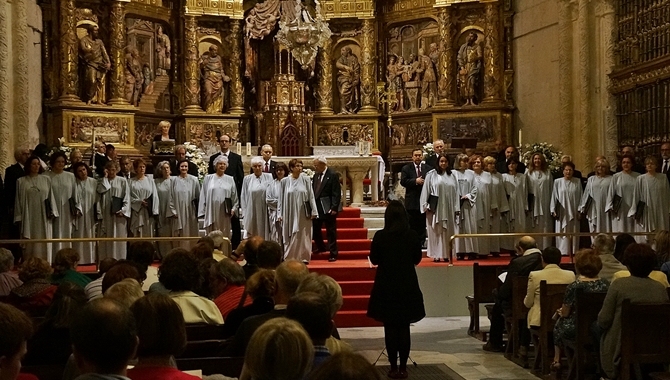 Coro Francisco Salinas, en uno de los conciertos ofrecidos la pasada temporada