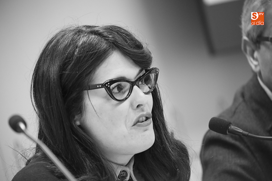 Virginia Carrera, concejal de Ganemos Salamanca / Foto de Alejandro López