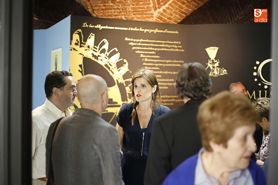 La concejala de Comercio, Almudena Parres, en el Museo del Comercio