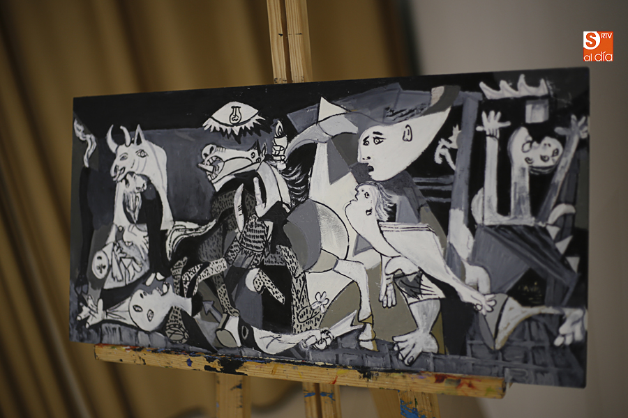 Una de las obras que se exponen en Espacio Joven. Foto: Alejandro López