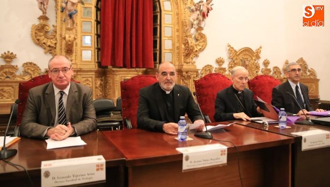 Inauguración de las jornadas en la Pontificia