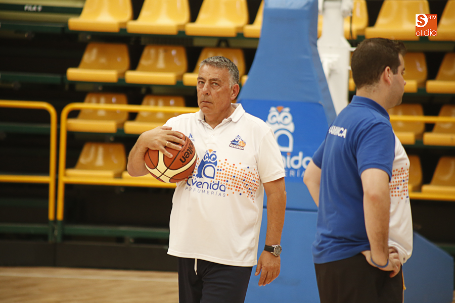 Ortega, durante un entrenamiento. Alejandro López