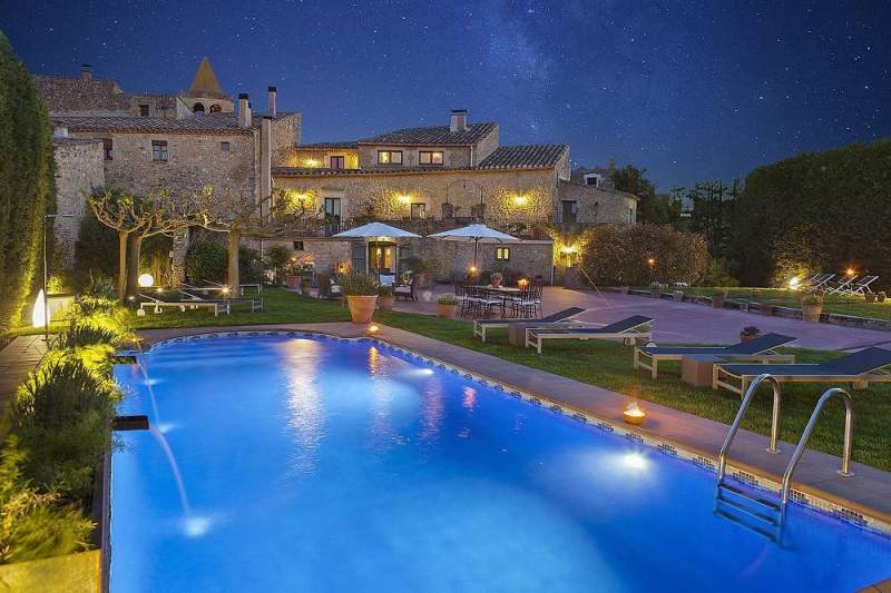 Una de las casas rurales en la provincia de Girona