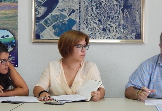 Tamara Nuño, en uno de los plenos celebrados esta legislatura