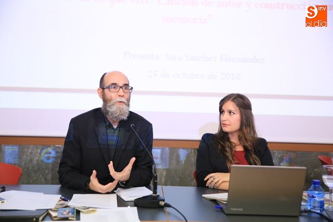 Un momento de la conferencia que ha tenido lugar este martes