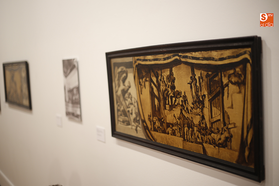 Presentación de la muestra ‘1936. José María Sert y la Sociedad de las Naciones. Óptica y Diplomacia’ en la Sala Cielo de Salamanca / Foto de Álex López