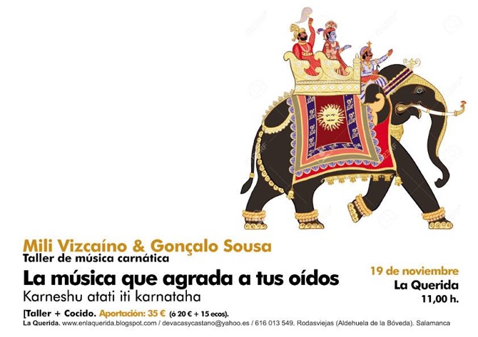 Taller de música carnática en La Querida