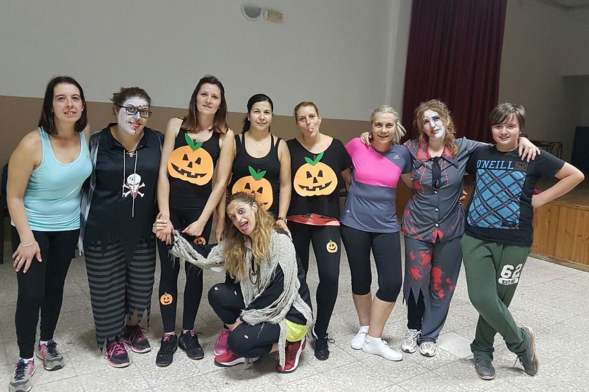 Zumba y coreografías a lo Halloween | Fotos: Elena Sánchez