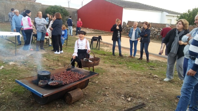 Castañada en Monterrubio de la Sierra