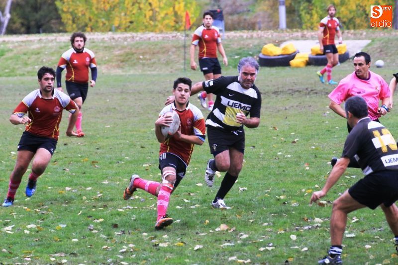 Una acción del partido disputado este sábado en Salas Bajas