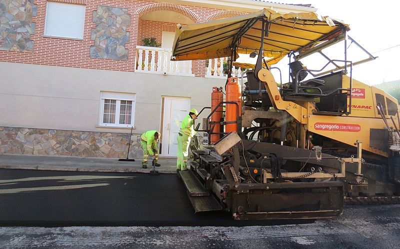 Las máquinas se encuentran trabajando durante estos días